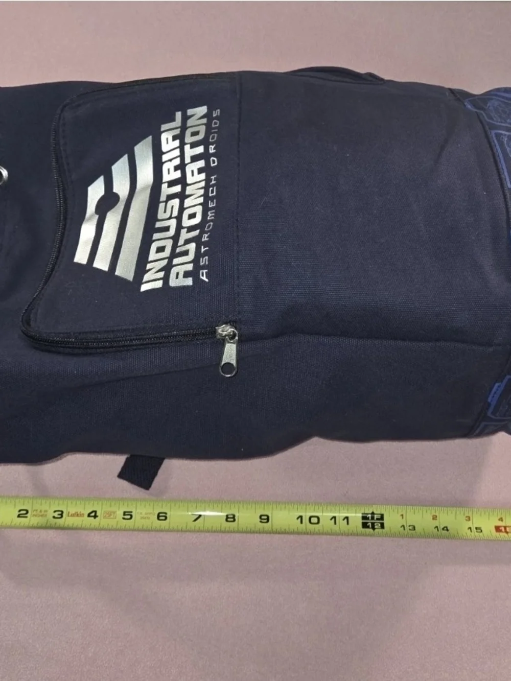 Disney Droid Navy Industrial Automation Drawstring Backpack